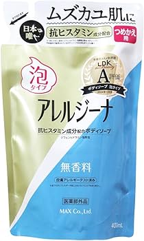 Amazon.co.jp: マックス アレルジーナ 抗ヒスタミン成分配合 泡ボディ