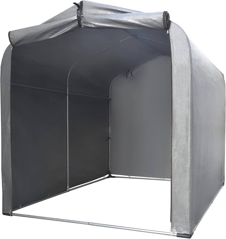 Amazon | Gulfmore サイクルハウス 自転車置き場 自転車車庫 3台用