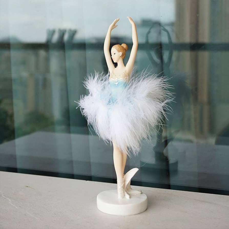 Amazon.co.jp: ガールの置物 車の飾り バレリーナ バレエ オーナメント