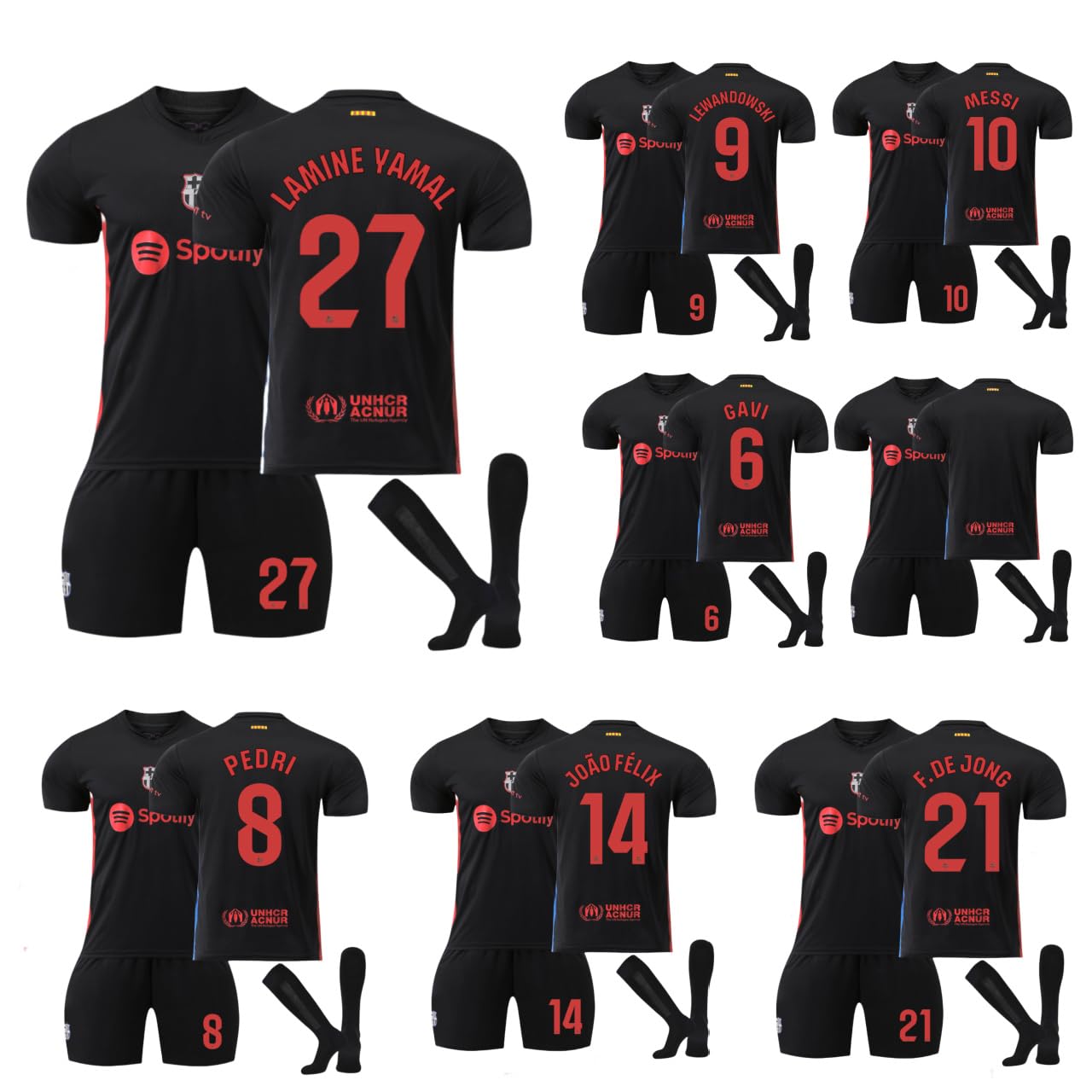 Amazon.co.jp: [Fusaeh] バルセロナ アウェイ 24-25 ユニフォーム