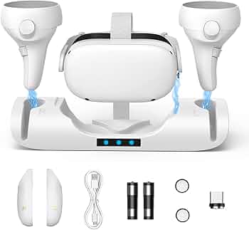 Amazon.com: Upgraded Charging Dock for Oculus Quest 2, Magnetic VR