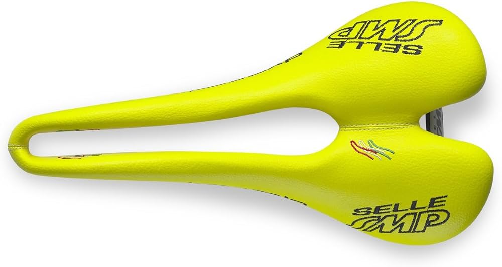Amazon | Selle SMP エボリューションサドル蛍光イエローレザー