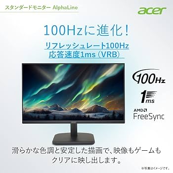 Amazon.co.jp: 【Amazon.co.jp 限定】Acer モニター 23.8インチ VA 非
