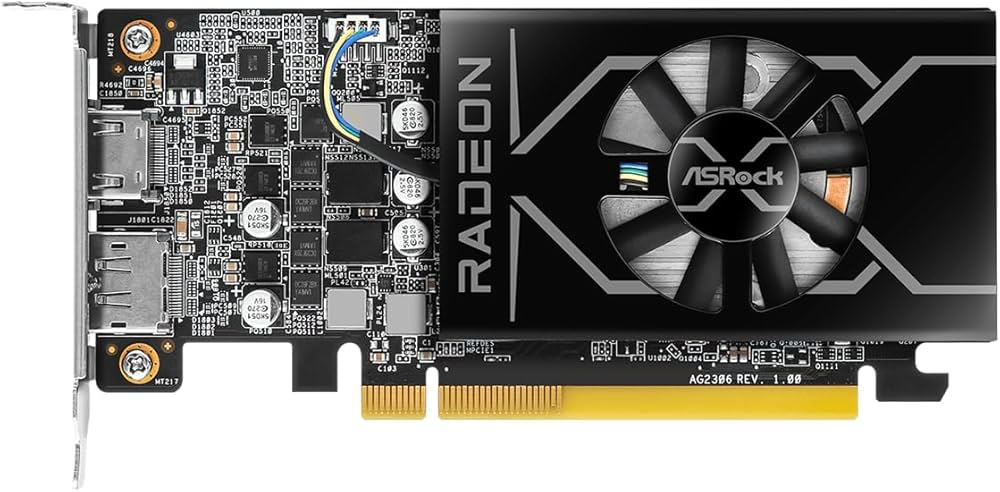 Amazon | ASRock Radeon / RX6400 搭載 グラフィックボード GDDR6 4GB
