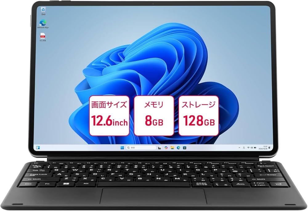 Amazon.co.jp: 12.6インチWindows 2 in 1タブレット aiwa tab WS12H