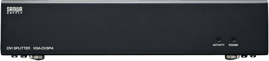 Amazon.co.jp: サンワサプライ フルHD対応DVIディスプレイ分配器(4分配