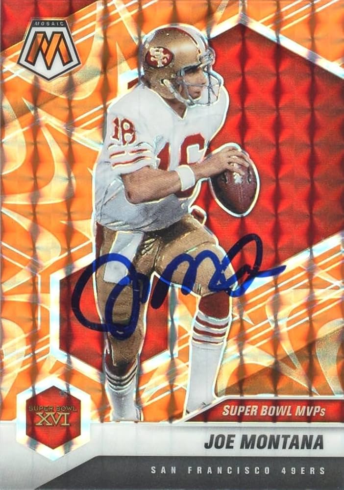 Amazon.co.jp: ジョー・モンタナ 直筆 サイン 入り Panini PRIZM 公式