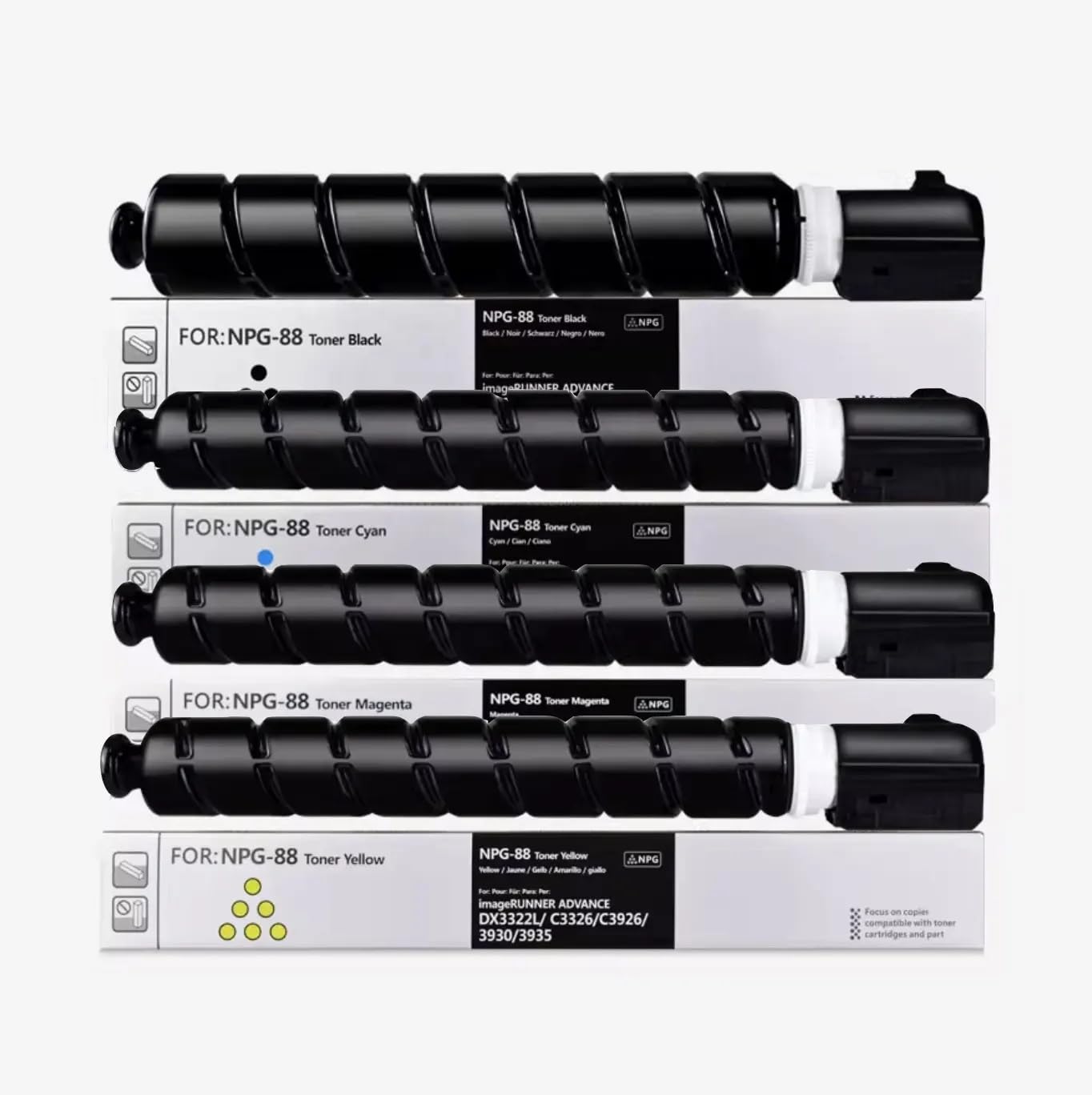 RT NPG 88 Multicolour Toner Cartridge Set of 4 Colour Compatible