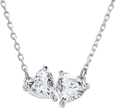 Amazon | [スワロフスキー] ネックレス ペンダント ハート ATTRACT