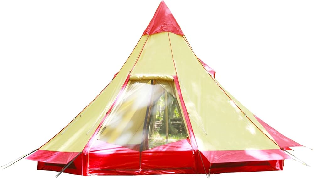 Amazon | ogawa(オガワ) テント ピルツ19 [10人用] レッド×サンド 2799
