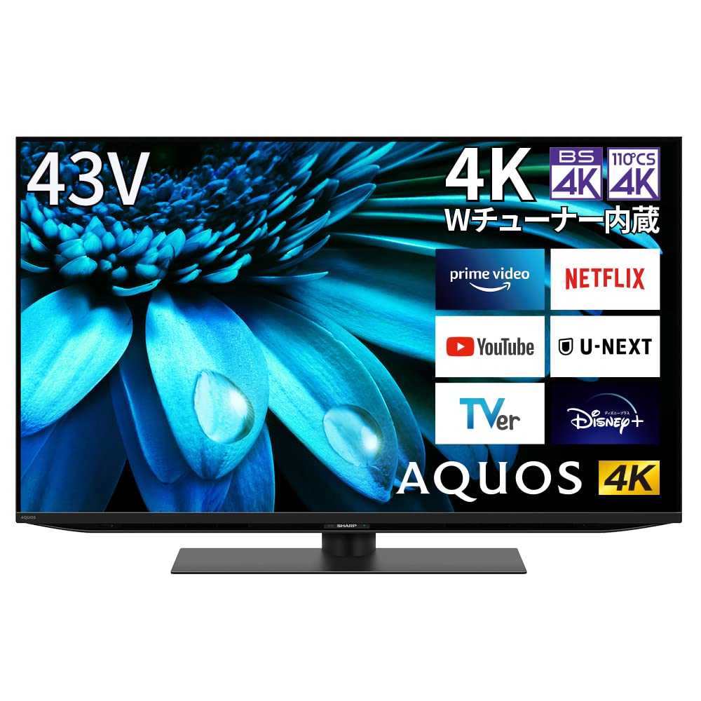 Amazon | シャープ 43V型 4K 液晶 テレビ AQUOS 4T-C43EL1 Google TV
