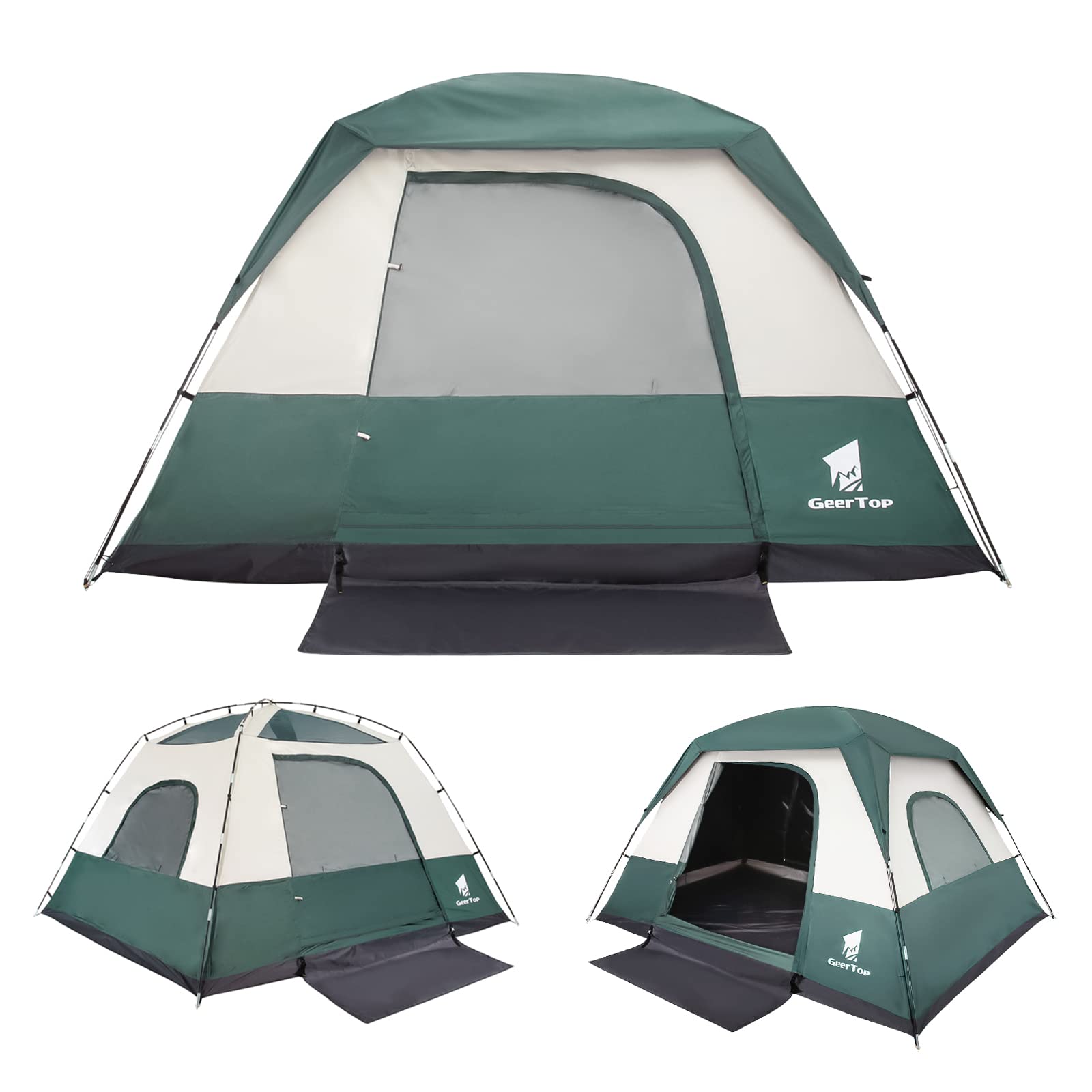 Amazon.co.jp: GEERTOP テント 4〜6人用 キャンプテント ドームテント