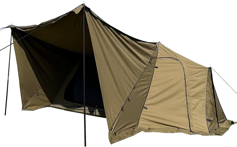 Amazon.co.jp: ZUKK パップテント TC ソロ 1~2人用 軍幕 ポリコットン