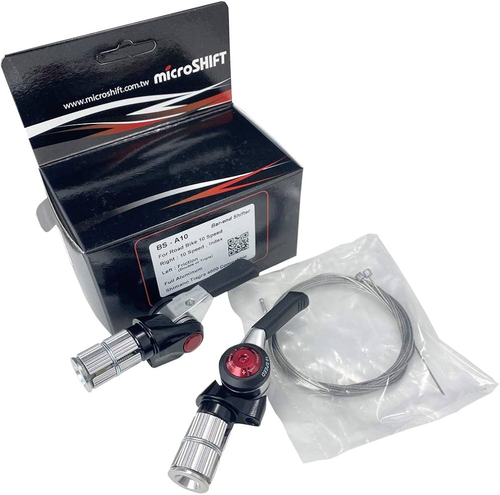 Amazon.co.jp: マイクロシフト TTバーエンドシフター、2/3 X 10s