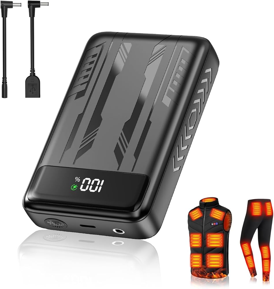 Amazon | 電熱ベスト バッテリー DC7.4V高出力 モバイルバッテリー