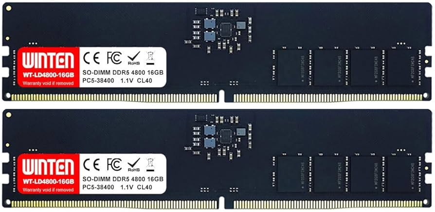 Amazon.co.jp: WINTEN デスクトップPC用 メモリ DDR5-4800 32GB（16GB