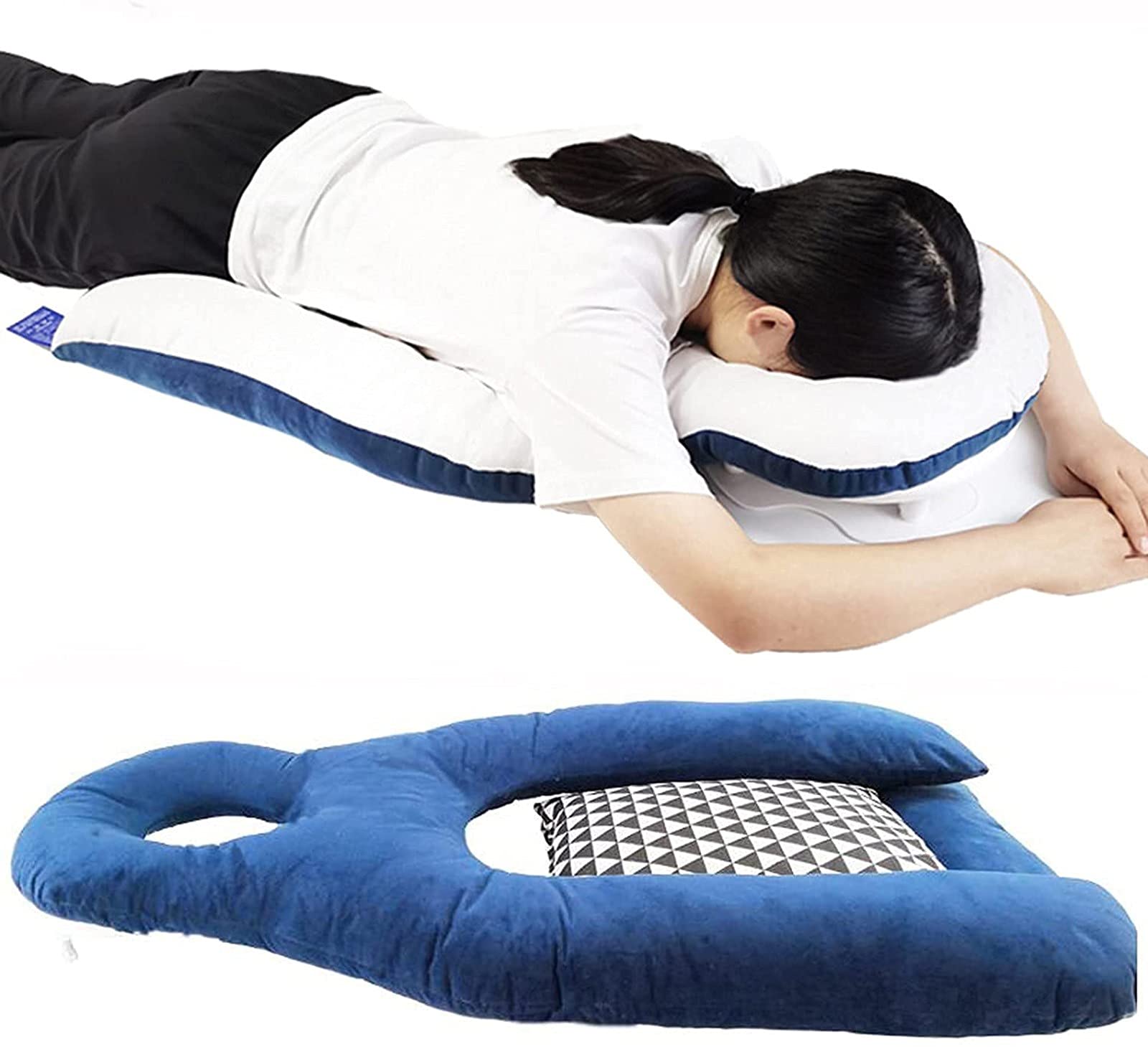 Amazon｜眼科手術後のうつ伏せ枕、手術後の腹臥位、患者の枕黄斑穴