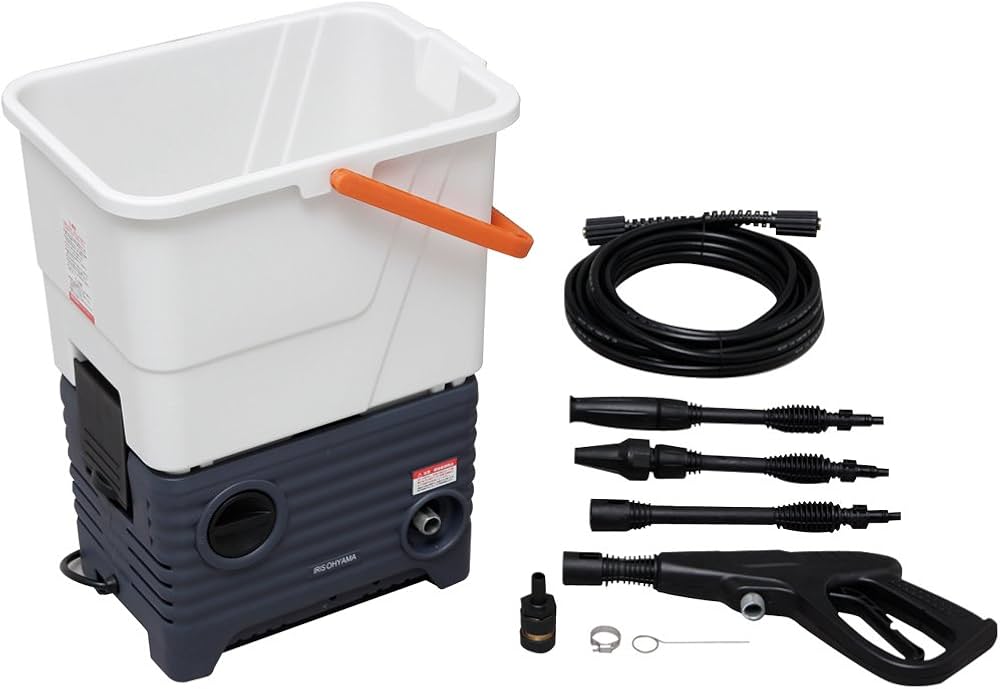 Amazon | アイリスオーヤマ タンク式高圧洗浄機 ホワイト/グレー SBT