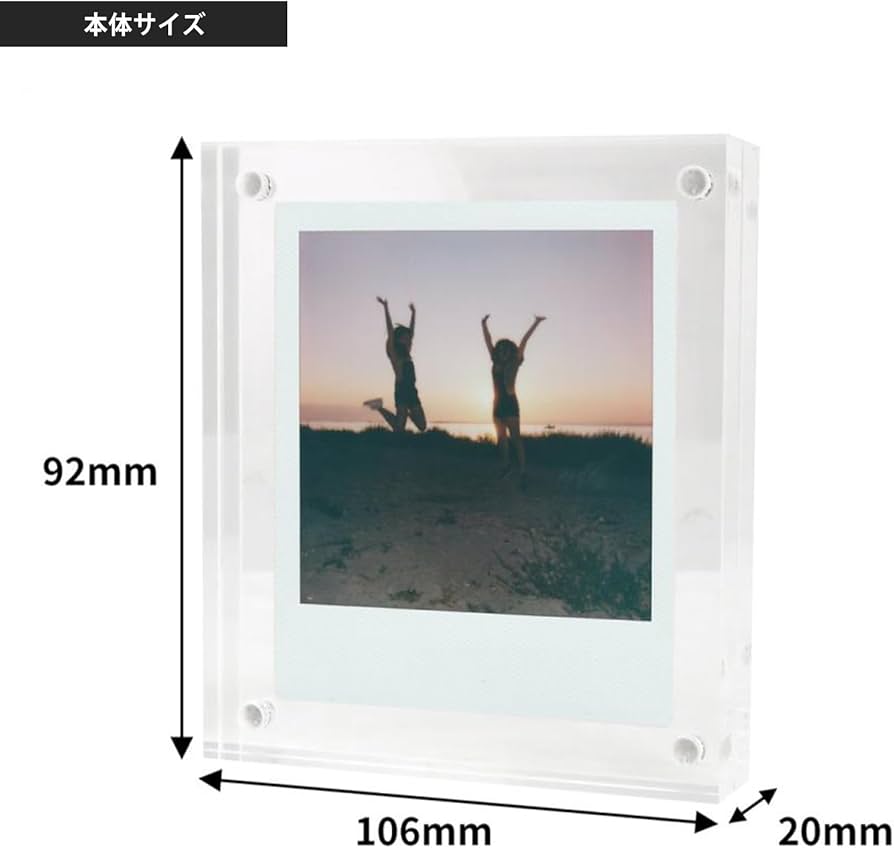 Amazon.co.jp: BBEST アクリルフォトフレーム instax SQUARE対応 2個