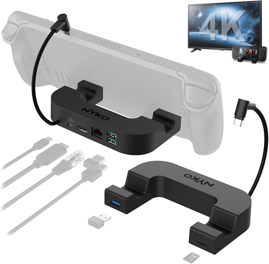 Amazon.com: Nyko – Power Dock for Steam Deck | 6-in-1 Steam Deck