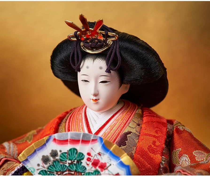 Amazon.co.jp: 久月official 雛人形 光園作 親王飾り 4HR-K56-Z : おもちゃ