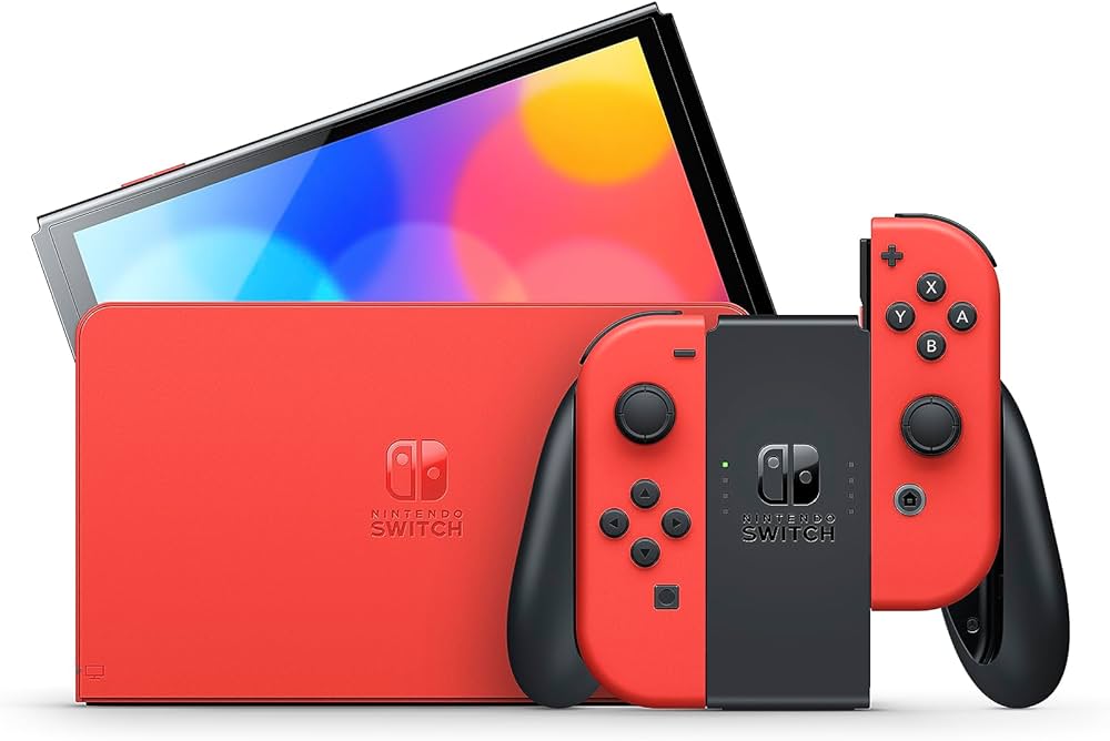 Amazon.co.jp: Nintendo Switch(有機ELモデル) マリオレッド+【任天堂