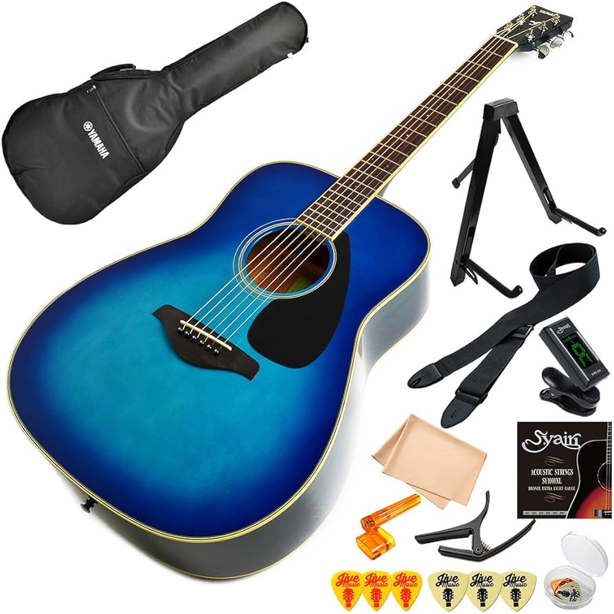Amazon | アコースティックギター 初心者 セット YAMAHA FG820 SB