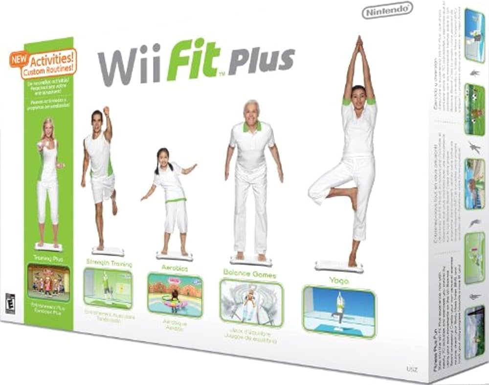 Wii Fit Plus mit Balance Board : Amazon.com.br: Esporte