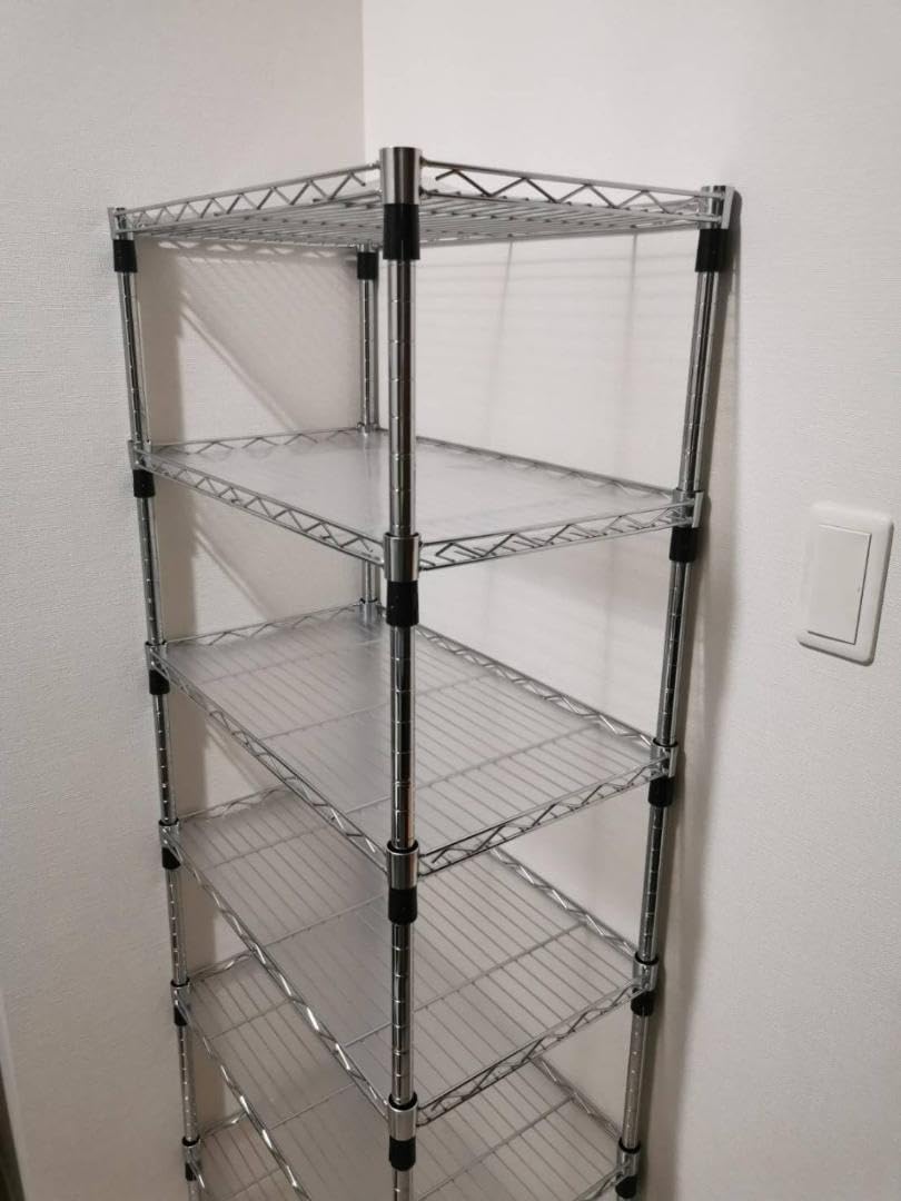 Amazon｜組み立て簡単な防カビ加工スチールラック｜スチールラック本体