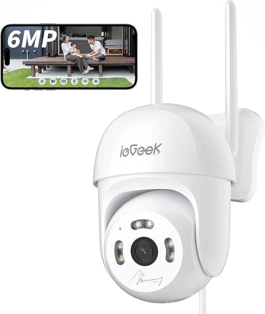 Amazon.co.jp: 【ieGeekモデル·600万画素·全方位防犯】防犯カメラ 屋外