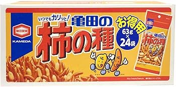 Amazon | 亀田製菓 亀田の柿の種 ボックス (63g×24袋) | Foodsライン