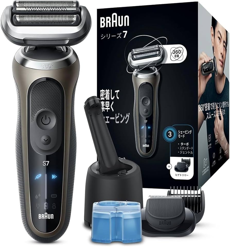 BRAUN メンズ電気シェーバー Series 7 Type 5694 洗浄液 Amazon