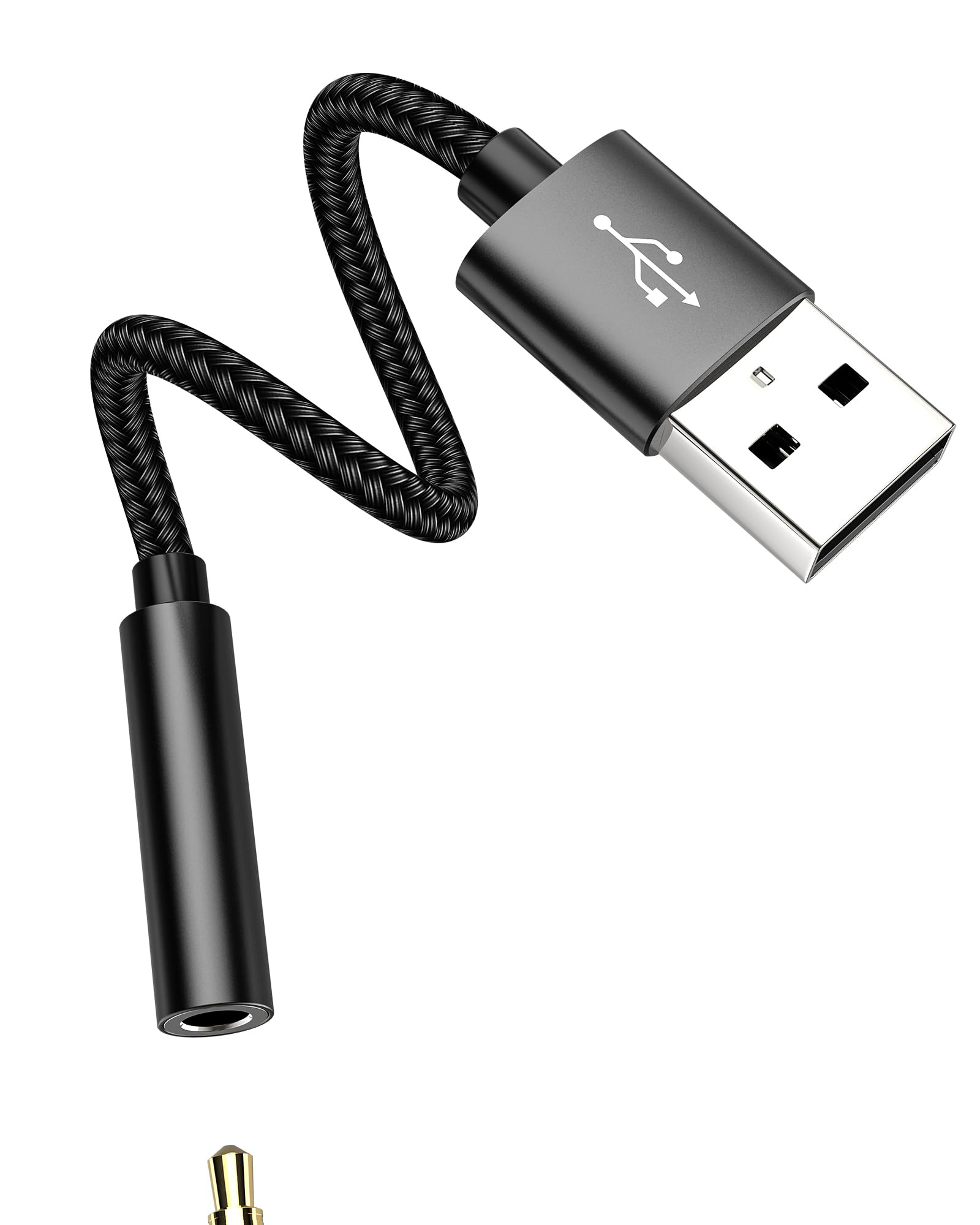 Amazon.co.jp: USB変換3.5mmイヤホンジャックアダプタDAC Auxマイク