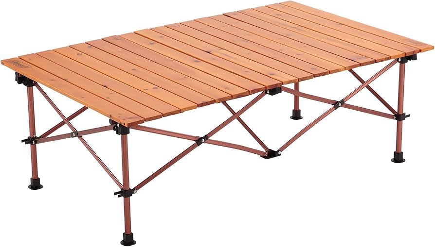 Amazon | Coleman(コールマン) ナチュラルウッドロールテーブル