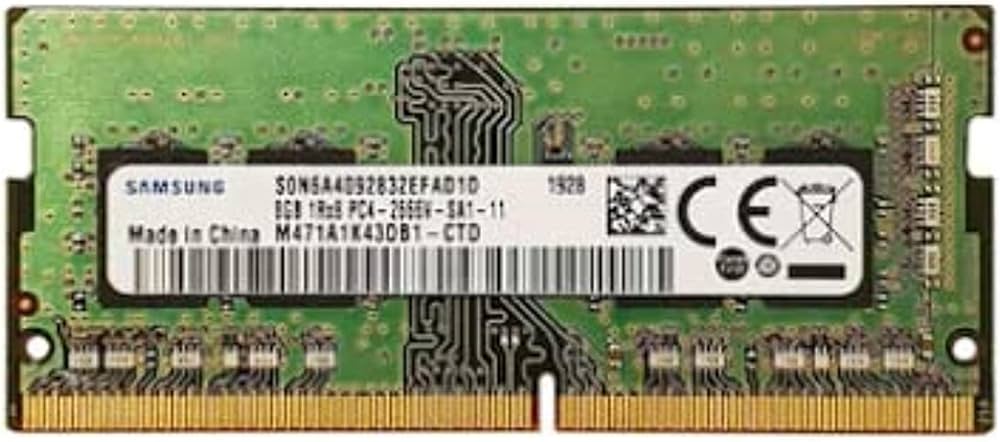 Amazon | Samsung 8GB DDR4 PC4-21300, 2666MHZ, 260 PIN SODIMM, 1.2V