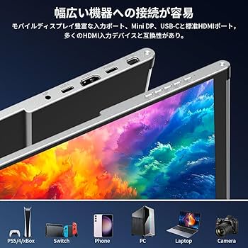 Amazon.co.jp: Cuview モバイルモニター 4k 16 インチ有機EL OLED