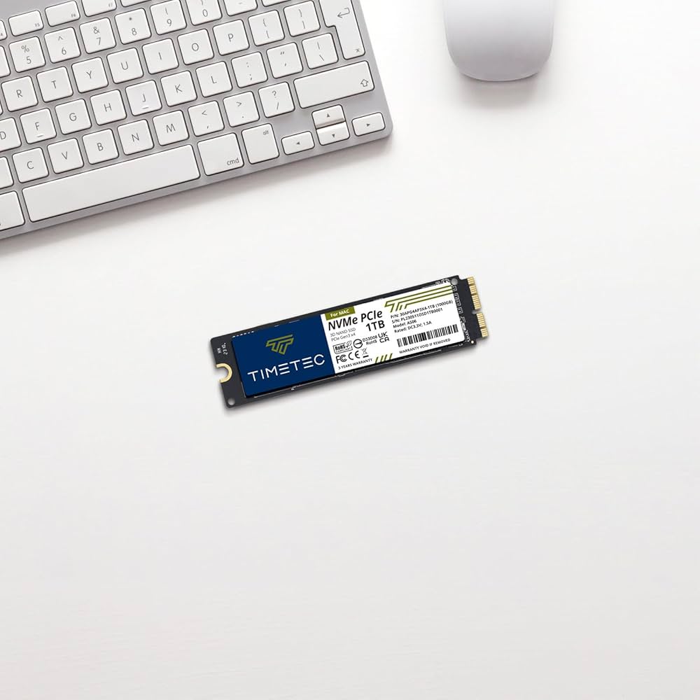 Amazon.co.jp: Timetec 1TB MAC SSD NVMe PCIe Gen3x4 3D NAND TLC
