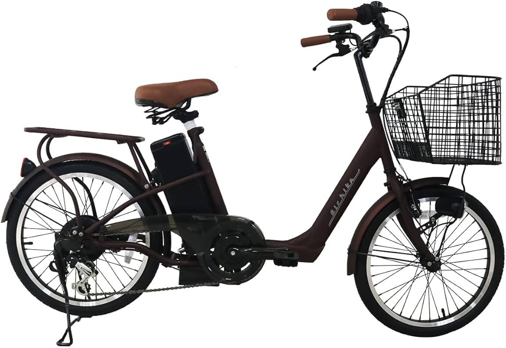 Amazon | Airbike 20インチ電動アシスト自転車209 (ブラウン) | Air