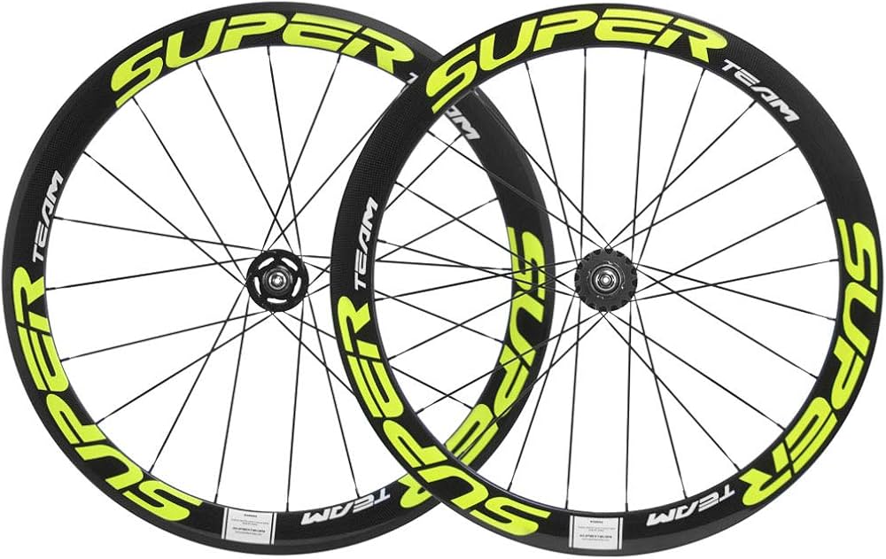 Amazon | Superteam 50/23mm カーボンホイールセット 固定ギア バイク