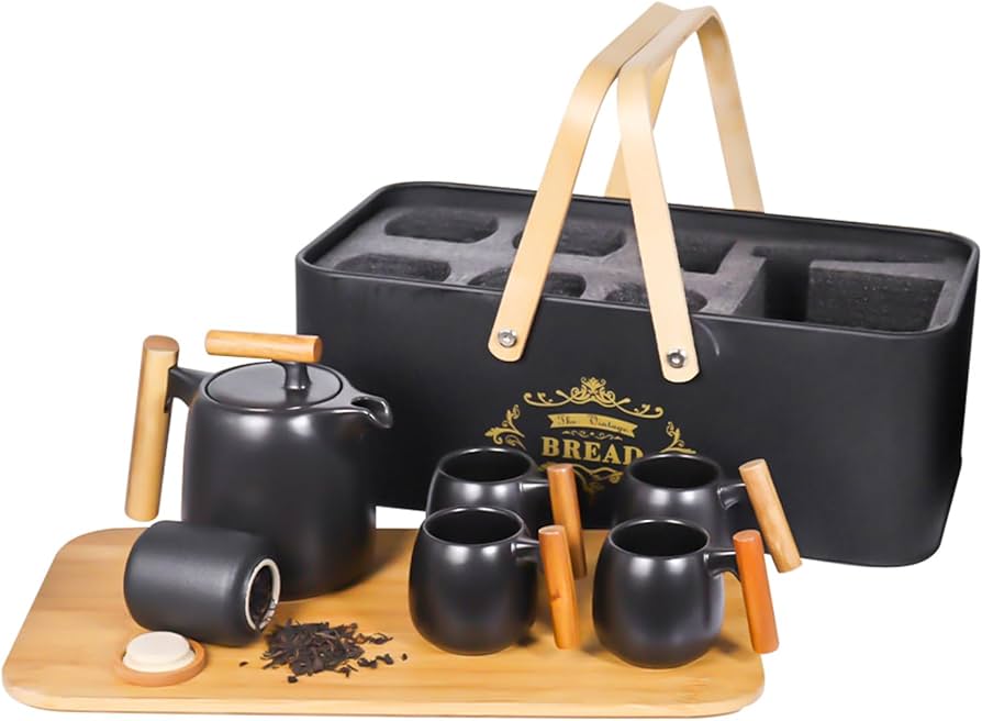 Amazon | SOTECH ティーセットギフトアウトドア おしゃれ 携帯旅行茶器