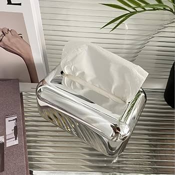 Amazon｜ティッシュケース シルバー ゴージャス キラキラ 豪華 高級