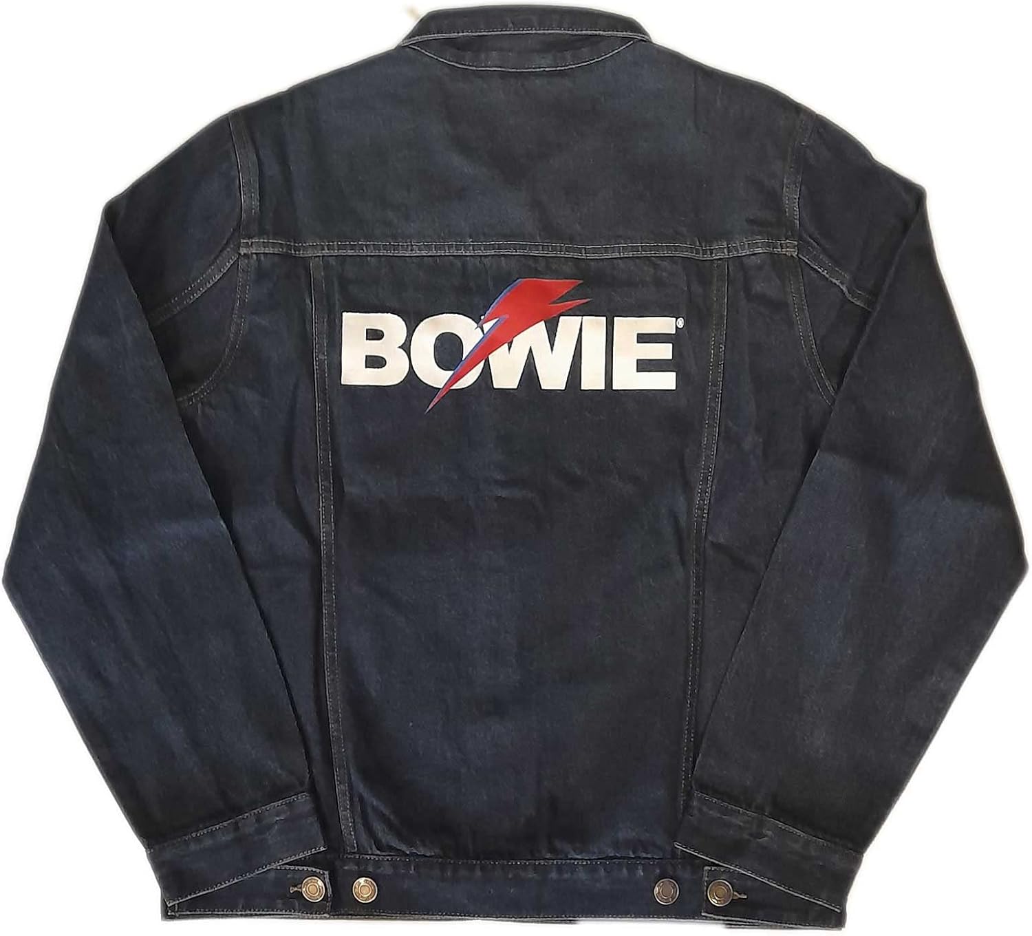 Amazon | [David Bowie] Denim ジャケット Flash Logo Aladdin Sane