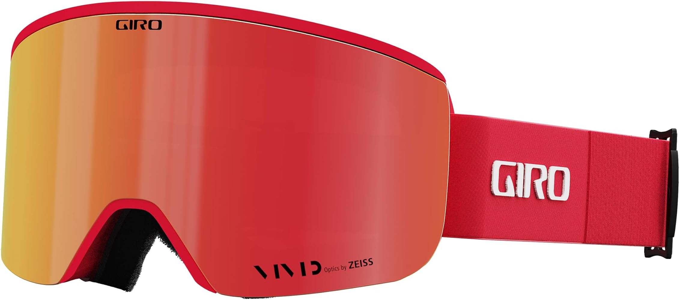 Giro レッドミラーゴーグル ケース付き スキーゴーグル ジロ ゴーグル