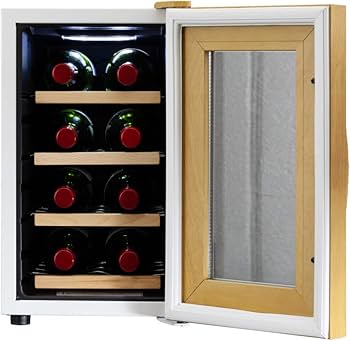 Amazon｜CE-8W-W(ホワイト) 8本用ワインセラー ペルチェ式｜ポアラー