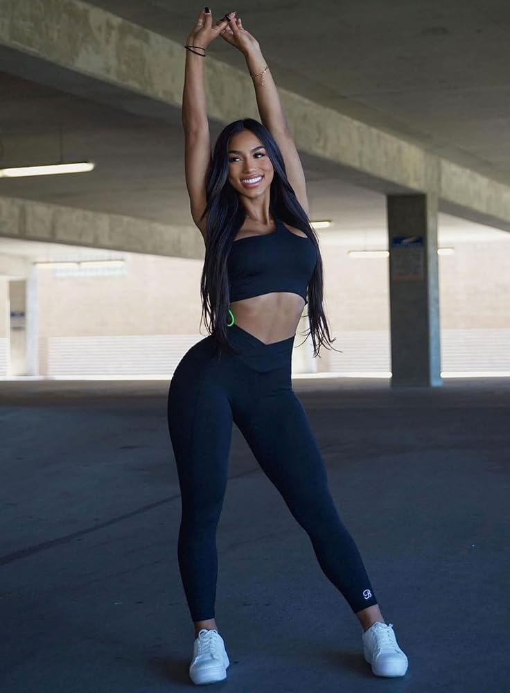 Bombshell Sportswear High Waist Brazilian 7/8 Leggings (as1, Alpha