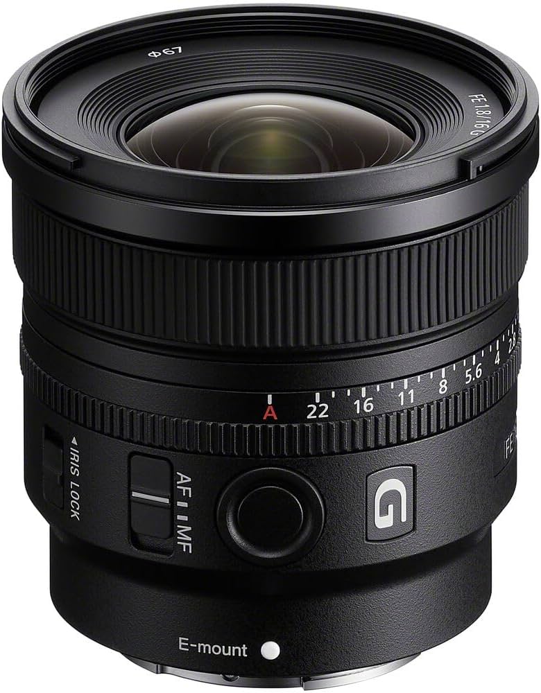 Amazon.com : Sony E 16 mm F1.8 G Ultra-Wide Prime Lens (SEL16F18G
