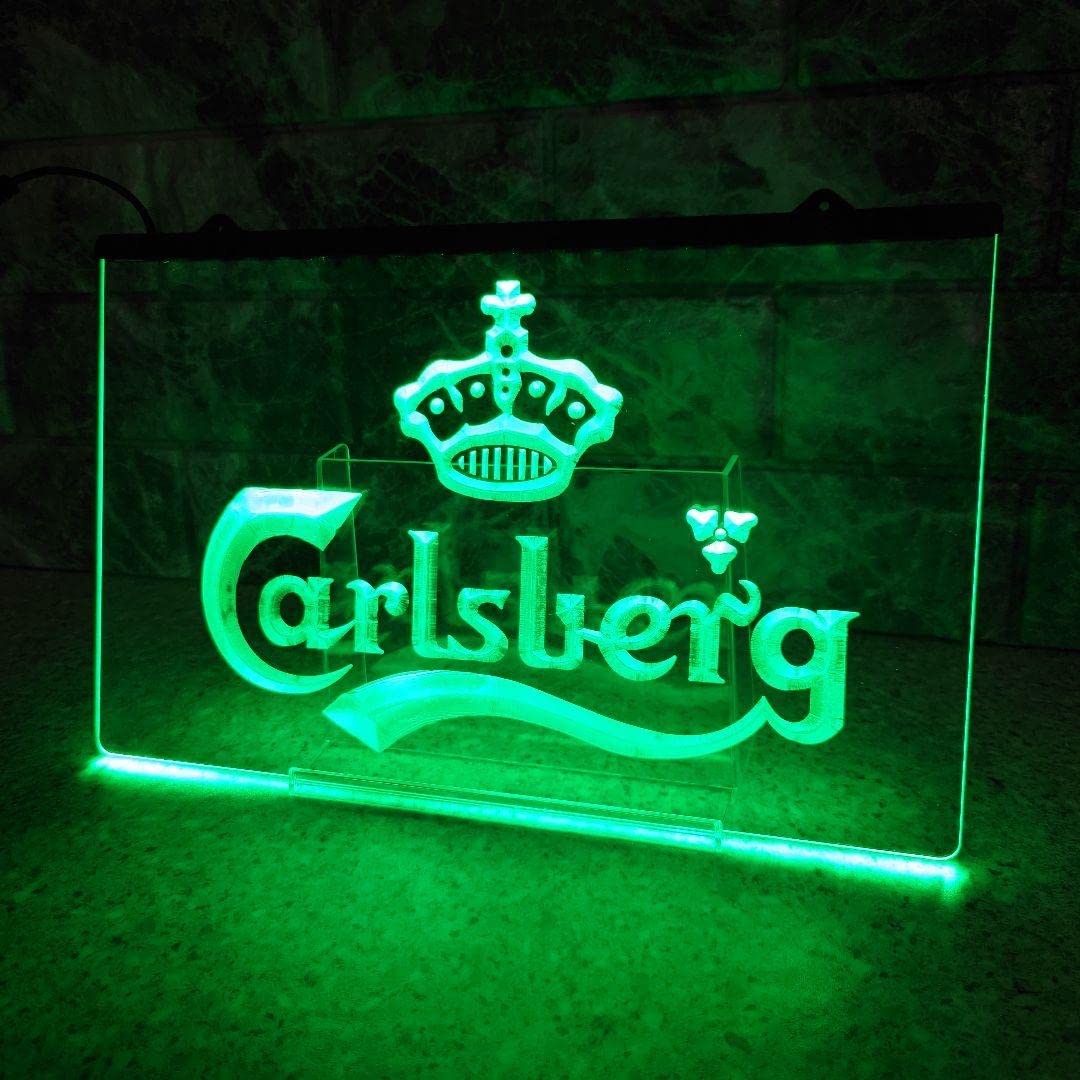 Carlsberg カールスバーグ ネオン看板 照明看板 φ54cm 【公式通販】