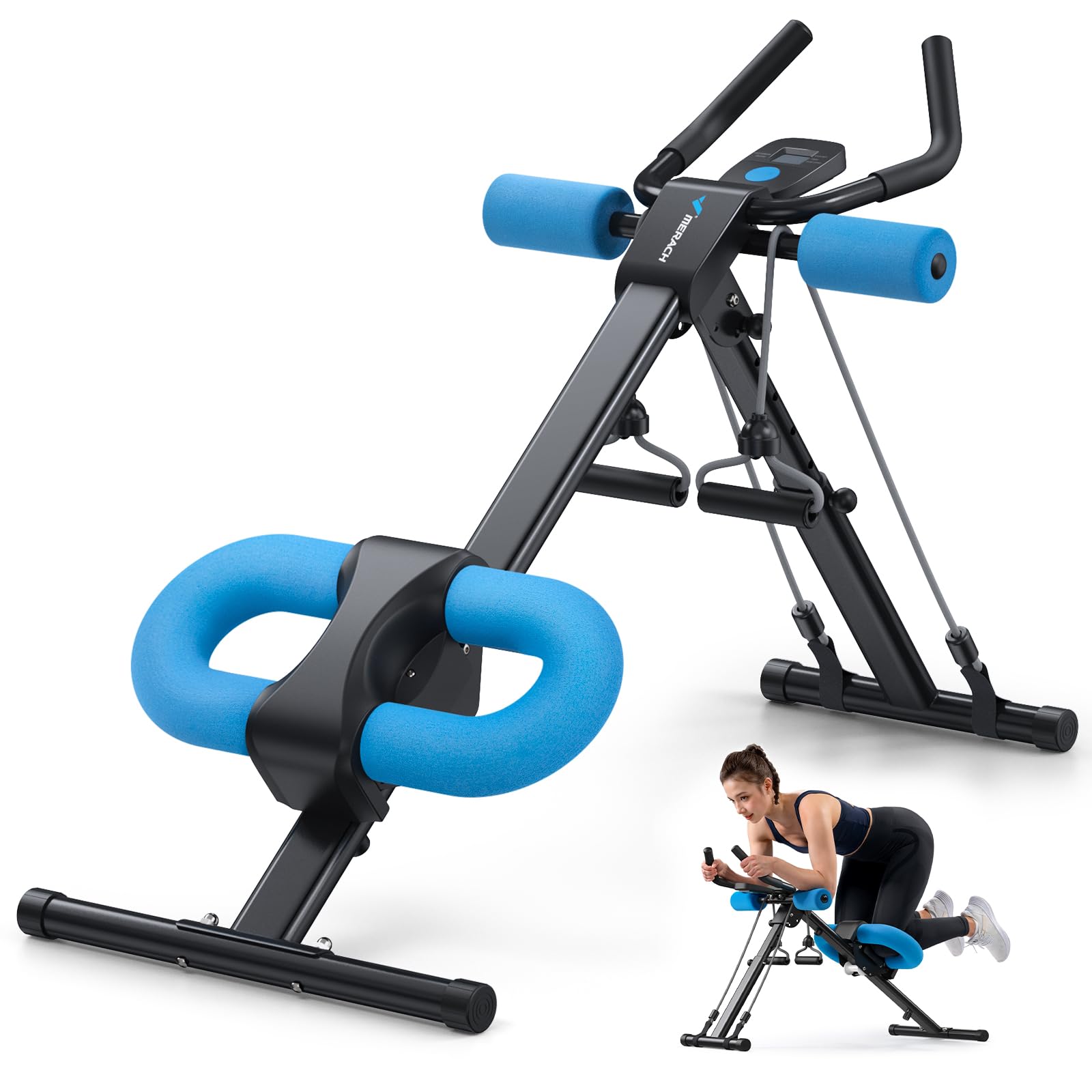 Amazon.co.jp: MERACH (メリック) 腹筋 筋トレ 腹筋マシーン 2段階傾斜