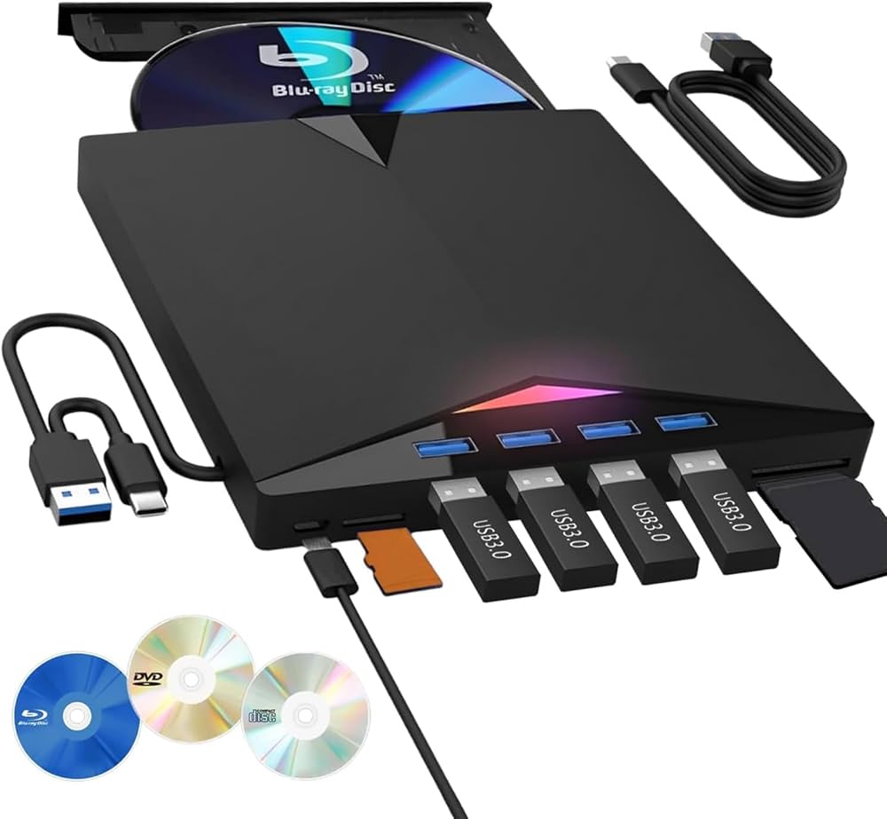 Amazon.co.jp: ブルーレイドライブ 外付け ブルーレイプレーヤー 外