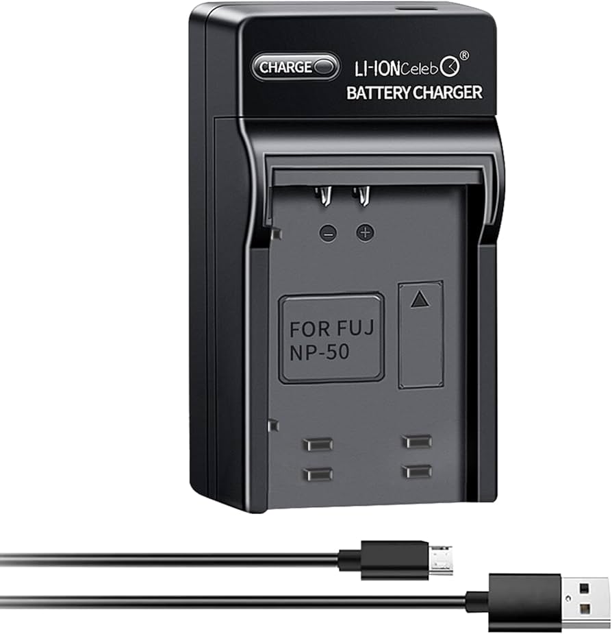 Amazon | 【Li-ion Celeb】 FUJIFILM NP-50互換 急速 充電器 USB